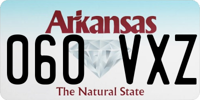 AR license plate 060VXZ