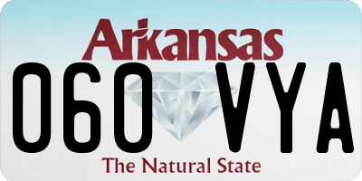 AR license plate 060VYA