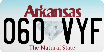 AR license plate 060VYF