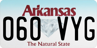 AR license plate 060VYG