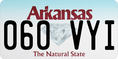 AR license plate 060VYI