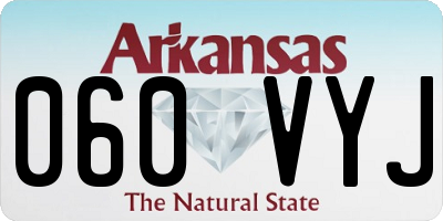 AR license plate 060VYJ