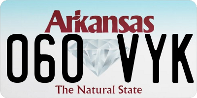 AR license plate 060VYK