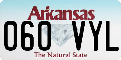 AR license plate 060VYL