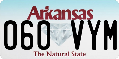 AR license plate 060VYM