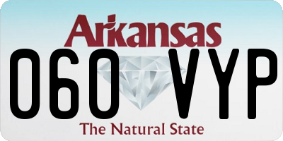 AR license plate 060VYP