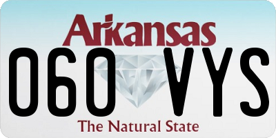 AR license plate 060VYS
