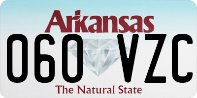 AR license plate 060VZC