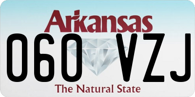 AR license plate 060VZJ