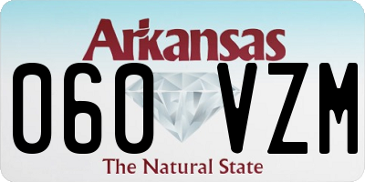 AR license plate 060VZM