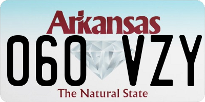 AR license plate 060VZY