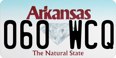 AR license plate 060WCQ