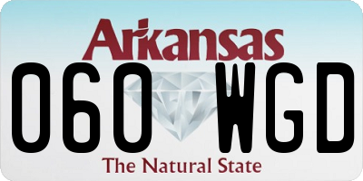 AR license plate 060WGD
