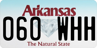 AR license plate 060WHH