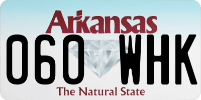 AR license plate 060WHK
