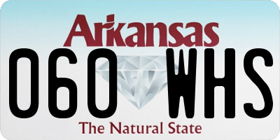 AR license plate 060WHS