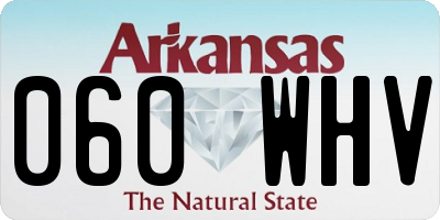 AR license plate 060WHV