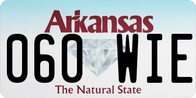 AR license plate 060WIE