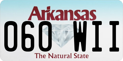 AR license plate 060WII