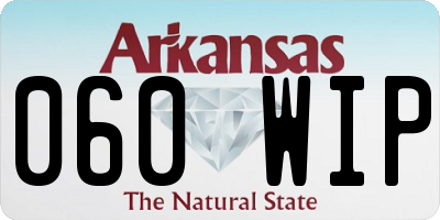 AR license plate 060WIP