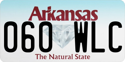 AR license plate 060WLC