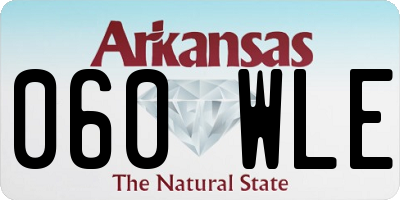 AR license plate 060WLE