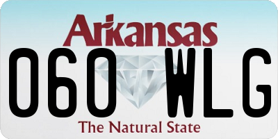 AR license plate 060WLG