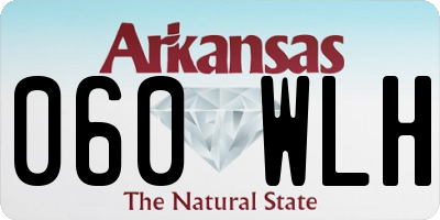 AR license plate 060WLH