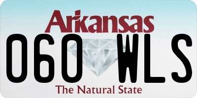 AR license plate 060WLS