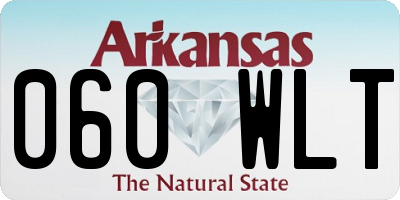 AR license plate 060WLT
