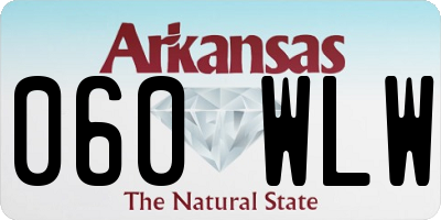 AR license plate 060WLW