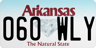 AR license plate 060WLY