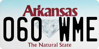AR license plate 060WME