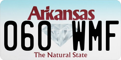 AR license plate 060WMF