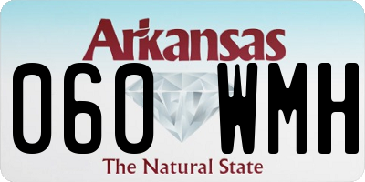 AR license plate 060WMH