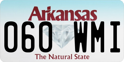 AR license plate 060WMI