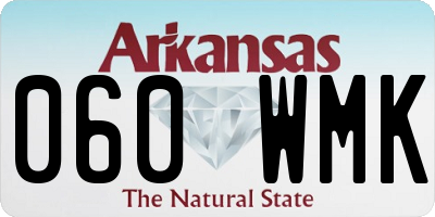 AR license plate 060WMK