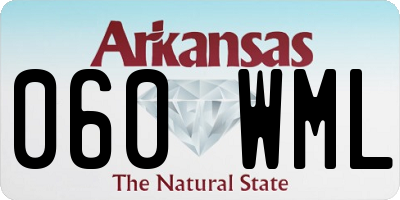 AR license plate 060WML