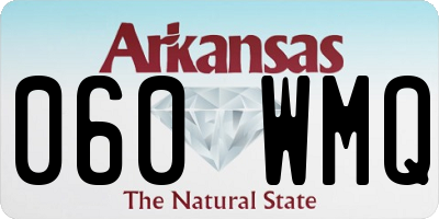 AR license plate 060WMQ
