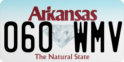 AR license plate 060WMV