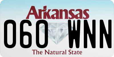 AR license plate 060WNN