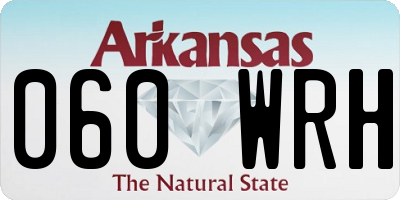 AR license plate 060WRH