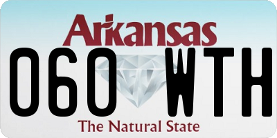 AR license plate 060WTH