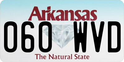 AR license plate 060WVD