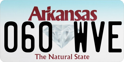 AR license plate 060WVE