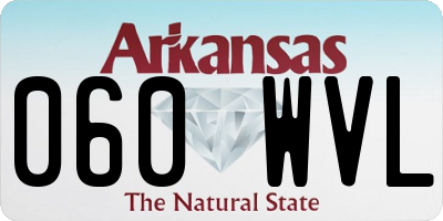 AR license plate 060WVL