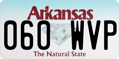 AR license plate 060WVP