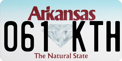 AR license plate 061KTH