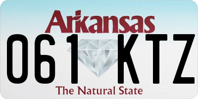 AR license plate 061KTZ