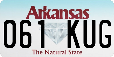 AR license plate 061KUG